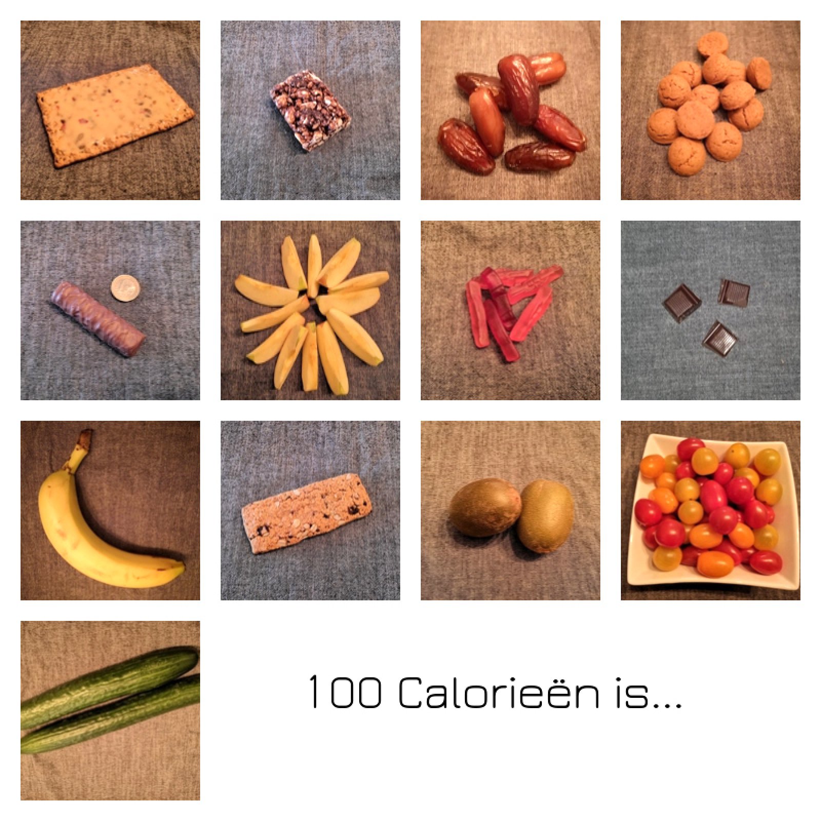 100 calorieën is ...